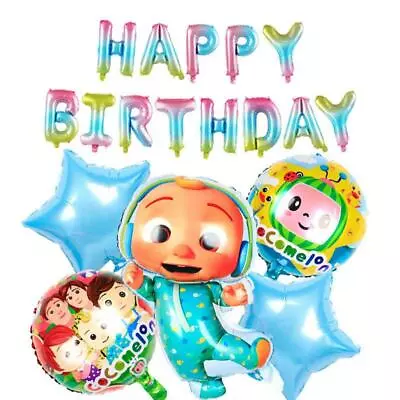 18PCS COCOMELON HELIUM Foil Balloon GAME PARTY DECORATION HAPPY BIRTHDAY • $21.95