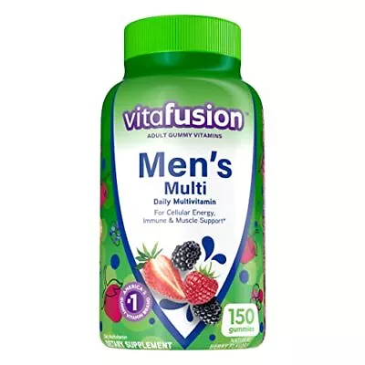 Vitafusion Adult Gummy Vitamins For Men Berry Flavored Daily Multivitamins Fo... • $16.30