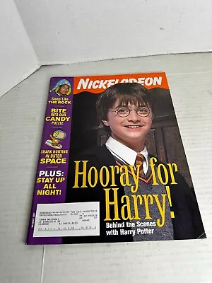 Nickelodeon Magazine October 2001 Hooray For Harry Potter • $14.99