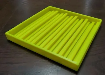 One 6 X6  Hi-Mid-Low Flat Top Silicone Sluice Mat Mold • $18.11
