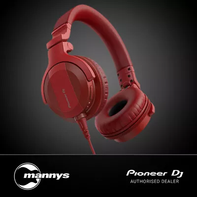 Pioneer HDJ-CUE1 BT Over-Ear DJ Headphones W/ Bluetooth Wireless Technology (Red • $199