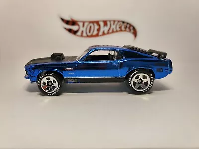 Hot Wheels Classics Mustang Mach 1 Blue (C6) • $7.95