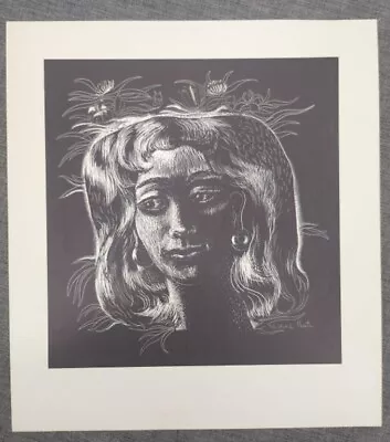 Millard Owen Sheets Limited Edition Lithograph  Woman  C. 1940s • $385