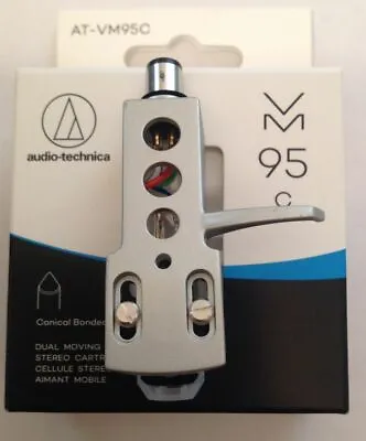 Audio Technica Atvm95c Dual Moving Magnet Phono Cartridge Mounted On Headshell • $69.99