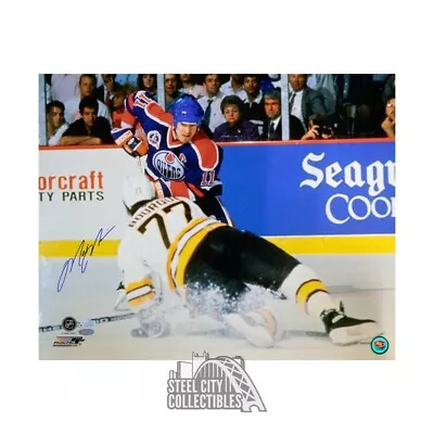 Mark Messier Autographed Oilers 16x20 Photo - Fanatics • $152.95