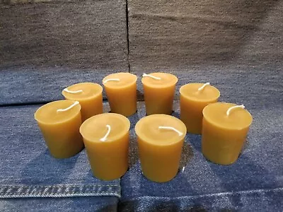 100% Pure Beeswax Honey Scented Votive Candles With Cotton Wix 100 Pack • $200