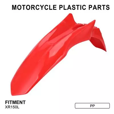 Motorcycle Front Fender Mudguard Protect Plastic For Honda XR150L Dirt Bike Red • $25.99