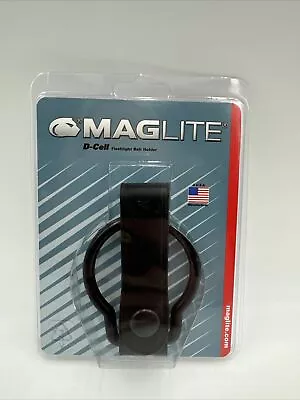 Maglite ASXD036L D Cell Mag Flashlight Leather Belt Holster (c) • $9.60