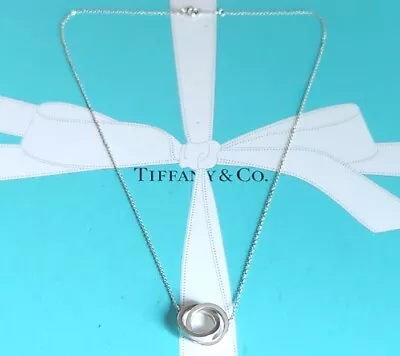 £199 • Buy Authentic Tiffany & Co Interlocking Circles Necklace. RRP £430