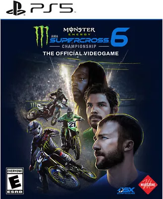 NEW PS5 Monster Energy Supercross 6 The Official Videogame PlayStation 5 SEALED • $21.47