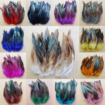 Rooster Tail Feathers Many Colour Fly Craft Hat Arts Decorations Wedding Card UK • £2.75