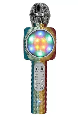 Rainbow Bling Wireless Karaoke Microphone -(SAB-RB) • $49.99