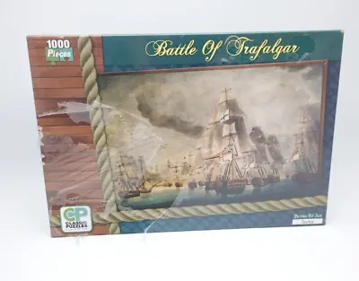 Battle Of Trafalgar Jigsaw Puzzle 1000 Piece. New&Sealed (Damaged Box).Classic P • £11