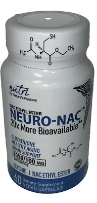 Nutri By Nature's Fusions Nac Ethyl Ester Neuro-Nac Dietary Supplement - 60 Caps • $14.44