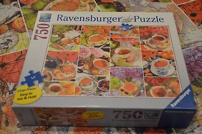 Ravensburger Teatime 750 Pc Puzzle Lg Format #171903 Used Some Damage • $12