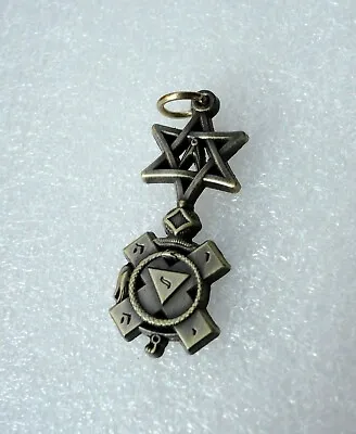 Freemason Jewel Pendant Ornate Mason Compass • £10.99