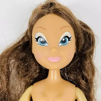 Winx Club Doll Layla Aisha Witty Toys Nude Vintage Brown Hair Blue Eyes • $12.95