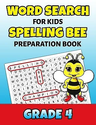 $27.50 • Buy Word Search For Kids Spelling Bee Preparation Book Grade 4 4th G By Puzzle Maste