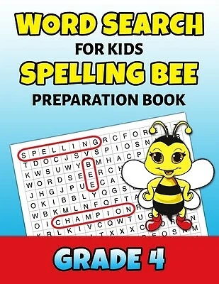$27.50 • Buy Word Search For Kids Spelling Bee Preparation Book Grade 4 4th G By Puzzle Maste