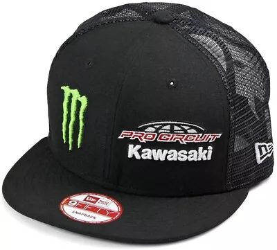 Pro Circuit Monster Energy Team Snapback Monster Cap Hat Unisex Black • $56.91