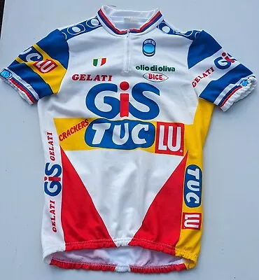 Vintage Cycling Jersey GiS-TUC-LU 1984 Italian Team SEB Size L • $45