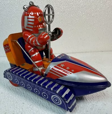 VINTAGE Tin Spaceship MS 292 Wind Up  Collectible RARE Item - Missing Key • $26.99