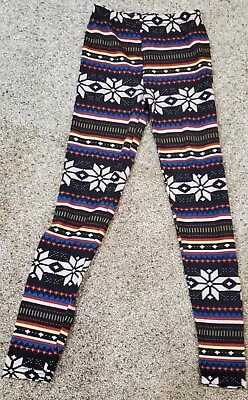 BROWN  Multi/pattern Leggings Women's One Size New Boutique BRAND  • $3