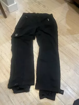 IBEX Swiss Wool Lite Black Nylon Wool Softshell Pants Women's XL • $115