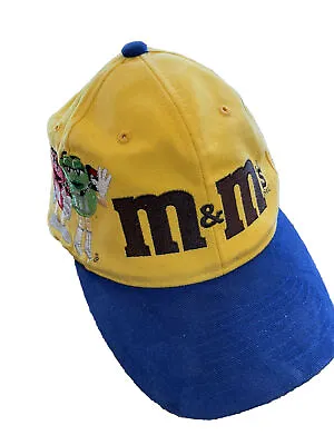 Nascar M&M Racing Hat Ken 36 MM Cap Pattern Yellow Chase Authentics • $17.99