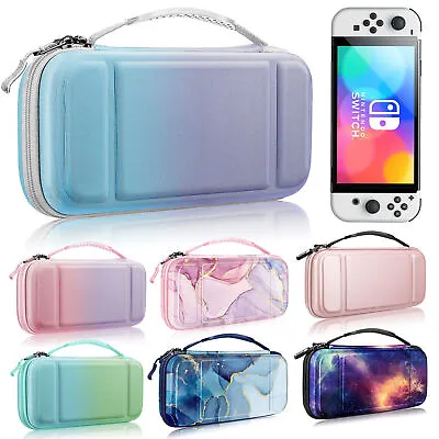 Carry Case For Nintendo Switch OLED Model 2021 Protective Travel Bag Storage Bag • $10.59