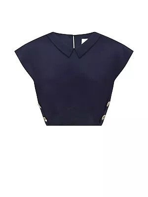 $45 • Buy Bnwt Alice Mccall Navy Paloma Top - Size 6 Au/2 Us (rrp $225)