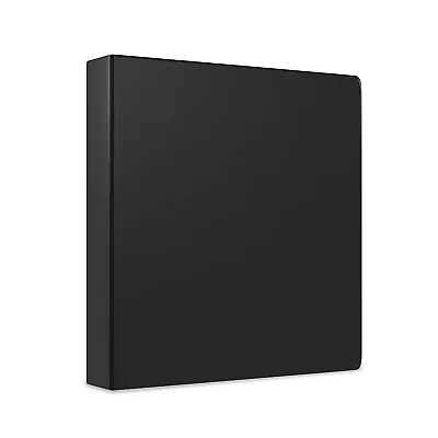 Staples Simply 2-Inch Round 3-Ring Non-View Binder Black (26587) 1300950 • $10.48