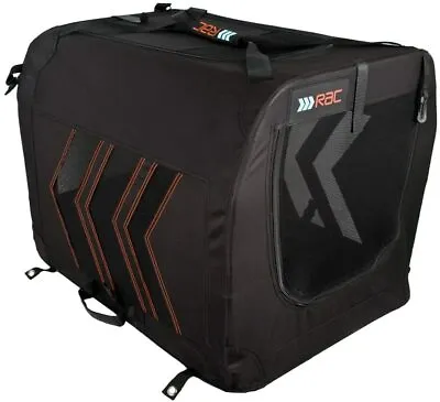 £25.63 • Buy RAC Black Fabric Pet Carrier With Handle & Strap - Medium 61x40x41cm