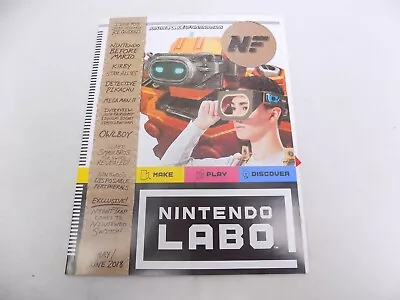 Official Nintendo Forc NF Magazine Nintendo Labo Issue #33 May / June 2018 • $13.93