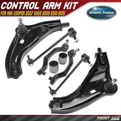 8x Front Control Arm W/Ball Joint & Tie Rod End & Bar Link For Mini Cooper 07-15 • $136.99