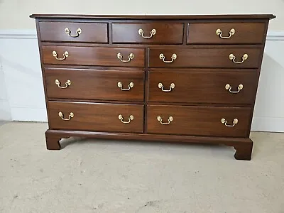 Henkel Harris Double Dresser Chest Mahogany I • $1695