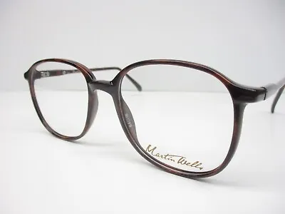 Eyeglasses Martin Wells Anthony Demi Brown 54 Eye Plastic True Vintage NOS • $19.99
