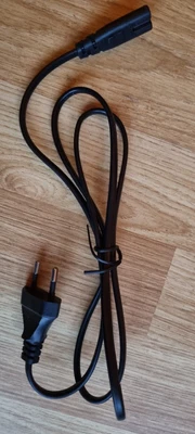 £3 • Buy 1.2m Long Euro EU European Plug C7 2 Pin AC Mains Power Cable Lead TV Computer