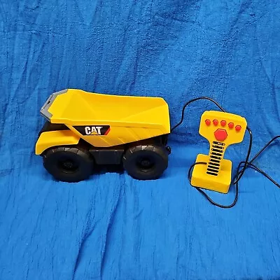 Toy State Cat Caterpillar Dump Truck Wire Remote  Sounds Dumps Drives SEE VIDEO • $19.99