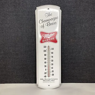 2000 Miller High Life Beer Advertising Thermometer Sign 17” - NEEDS THERMOMETER • $89.99