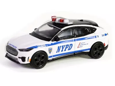 2022 Ford Mustang Mach-E GT - NYPD 1:64 Scale Model - Greenlight 43030F • $12.95