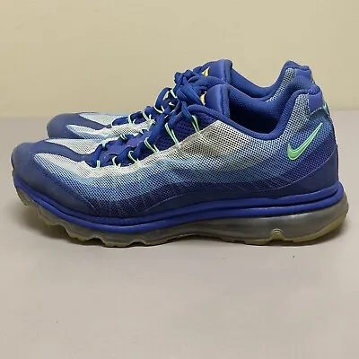 Nike Livestrong X Air Max 95 Men Size 13 Blue Athletic Shoes 553641-400 Sneakers • $74.98