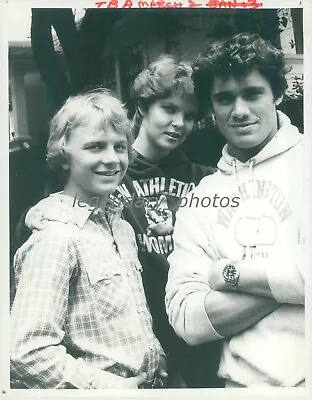 1981 Melissa Sue Anderson Doug McKeon Rocky Bauer Original News Service Photo • $14.99