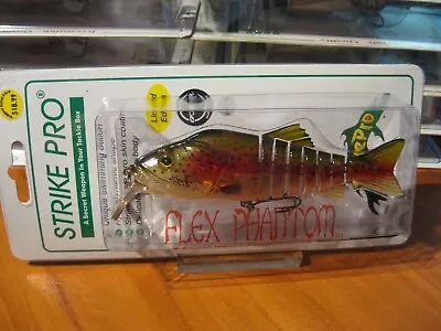 StrikePro 5 1/8  Jointed Flex Phantom 1.25 Oz Fishing Lure Brown Trout • $15.80