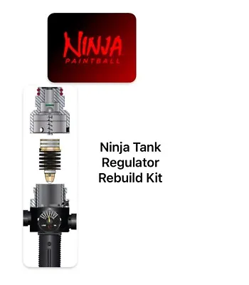 URETHANE/TEFLON Regulator Rebuild Kit Ninja HPA Tank V1 V2 V3 Pro Piston Seals • $9.25