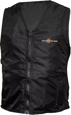 California Heat Heated Vest W/ 7V Battery/Charger Cold Weather Motorcycle Riding • $130