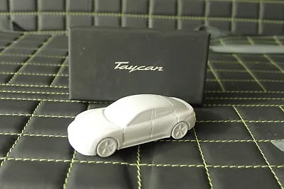 RARE Hardcover Metal Car Letter Complainant Porsche Taycan Sedan White VIP • $64.91