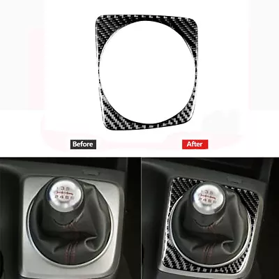 Carbon Fiber Manual Gear Shift Decor Trim Cover For Honda Civic 8th 2006-2011 • $9.35