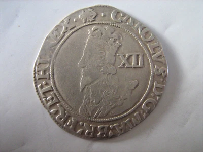£295 • Buy 1638 Charles I Shilling Mintmark Anchor Over Tun S:2796 - A Lovely, Rare Coin.