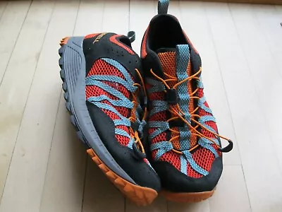 Merrell Wildwood Aerosport Mesh Water Trail Hike Shoes Orange Black Men 10.5 • $49